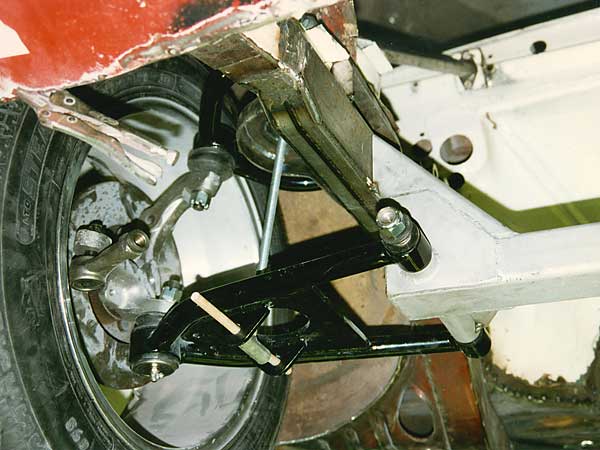 Mustang 2 front suspension on Sunbeam Tiger