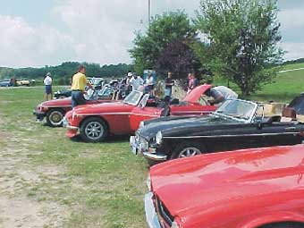 Ted's TR6 and Al Wulf's MGB