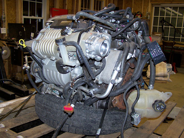 Morad Parts Company of Cleveland Ohio provided the engine. This is how it arrived.