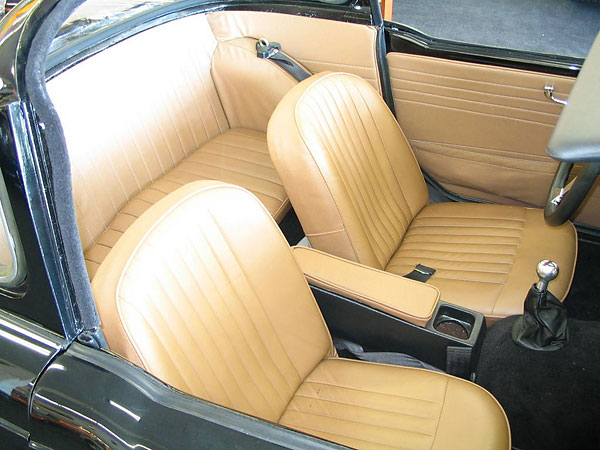 leather upholstery and trim from Moss Motors