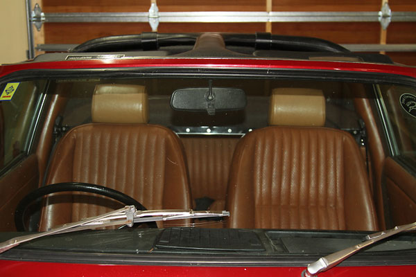 Stock seats, but with electric seat heaters added.