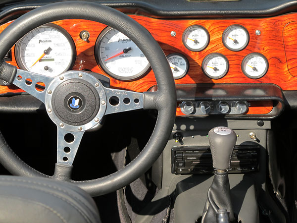 Leather wrapped Moto-Lita steering wheel.