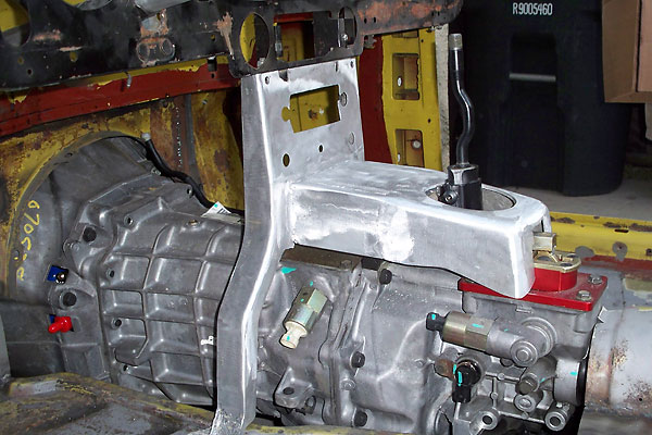Tremec T56 6-speed with normal GM F-body gearing.