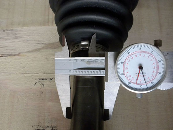 The diameter of the second generation axle shafts is 1.145.