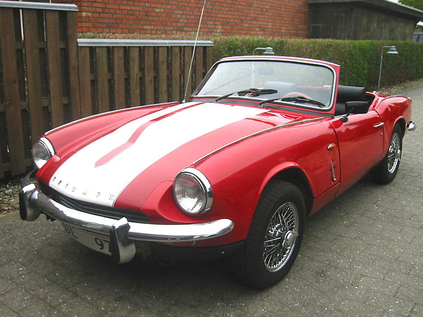 Carsten Ullerup's Triumph Spitfire with Rover V8 Engine