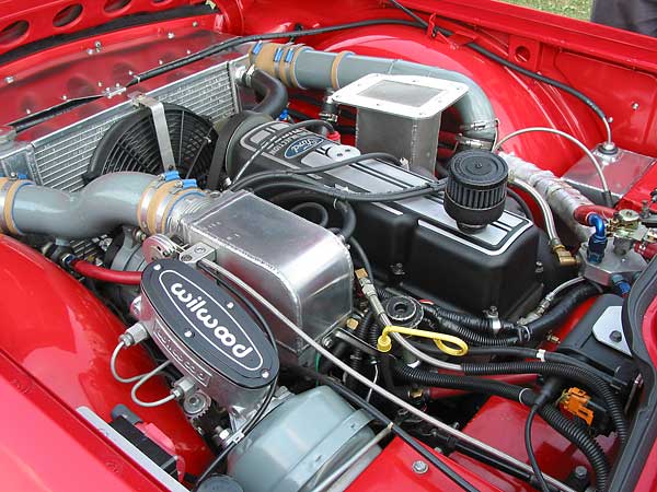 2.3L (140cid) Ford SVO 4 cylinder engine from a 1987 Thunderbird Turbo Coupe