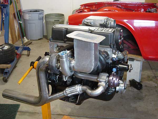 turbocharger installation - induction side