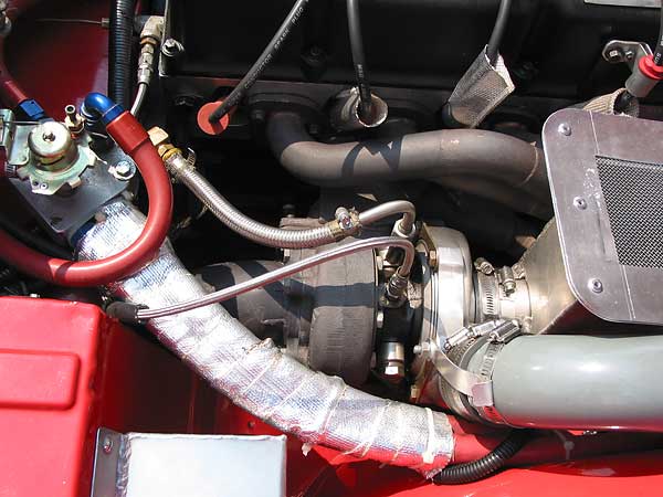 Precision Turbo GT30R76 turbocharger.