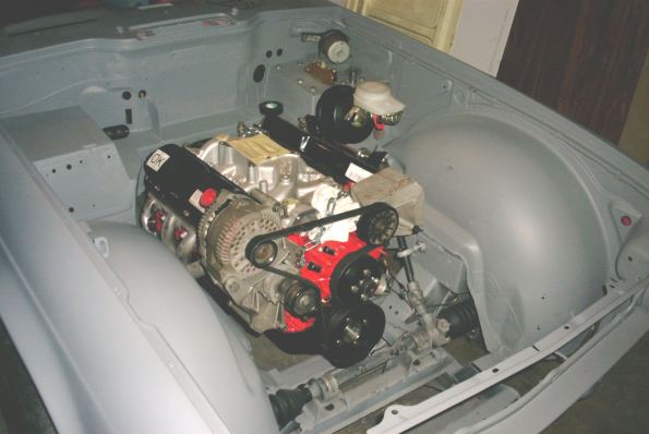 Triumph TR-6 Ford engine conversion