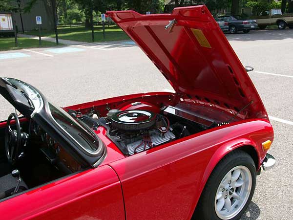 Dan Furey's 1973 TR-6 with Ford 289 V8 Engine