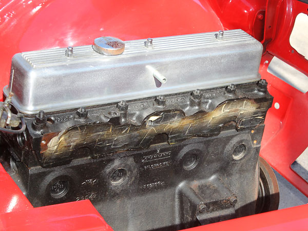 Triumph TR-6 engine and transmission combination weighed 24 pounds more than a Ford 302 V8