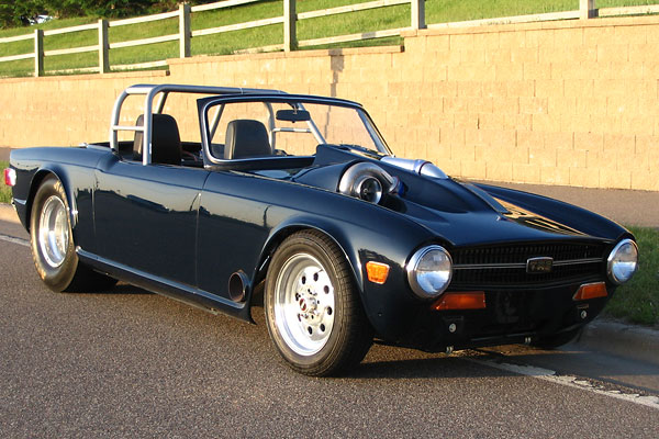 Ed Olson's 1969 TR6 with Pontiac V8 engine