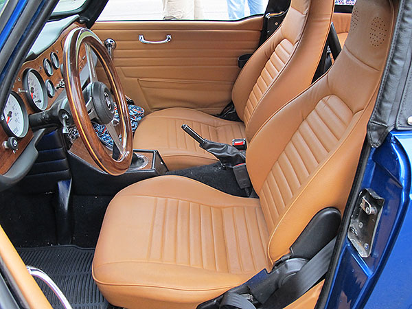 Miata seats with Mr Mike's seat covers.