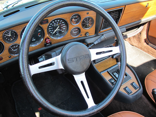 Power steering was provided as standard equipment.