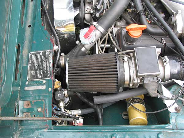 k&n air filter and Lucas/Hitachi mass air flow sensor