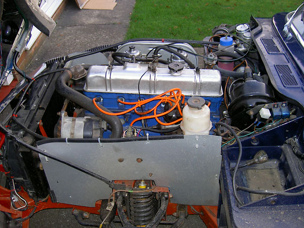 Triumph 2000 saloon engine... in a Spitfire