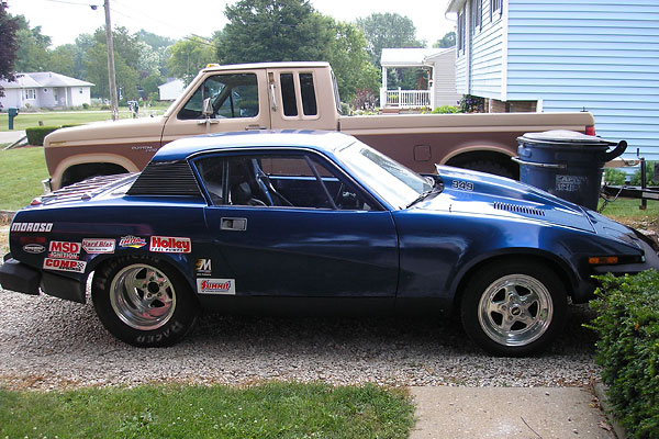 Jason Hemphill' 1977 Triumph TR7 with Small Block Ford V8 Engine