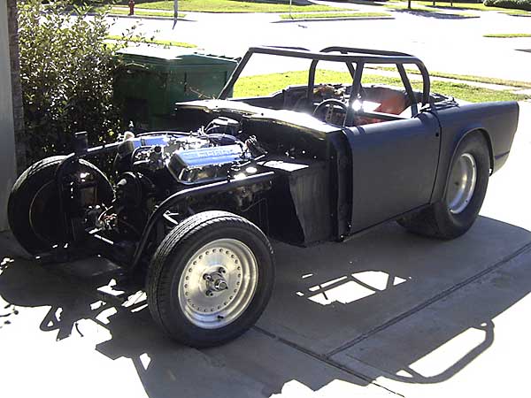 Triumph TR4 V8 engine conversion