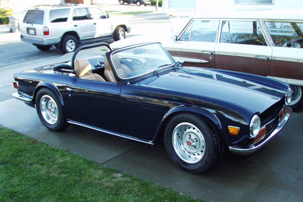 John Butruce's 1972 TR6, with a Ford 302 V8