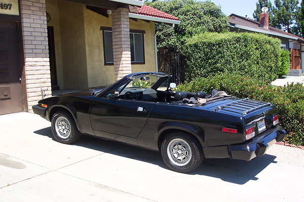 This is what John's TR7 looked like when he purchased it.