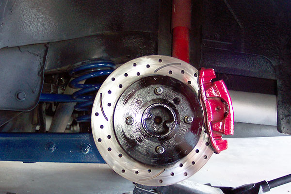 Stainless Steel Brake Co. calipers and 10.25 inch vented rotors.