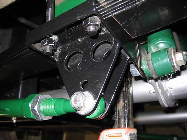 leaf spring and telescoping shock