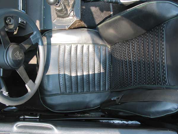 TR6 seats and seatbelts