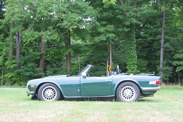 TR6 in profile