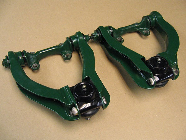 Upper control arms have been modified to add 3 degrees castor (changing total to 4.5 degrees).