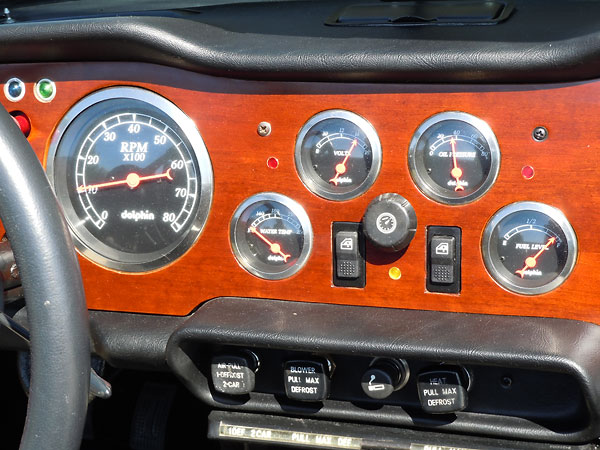 Dolphin electronic gauges.