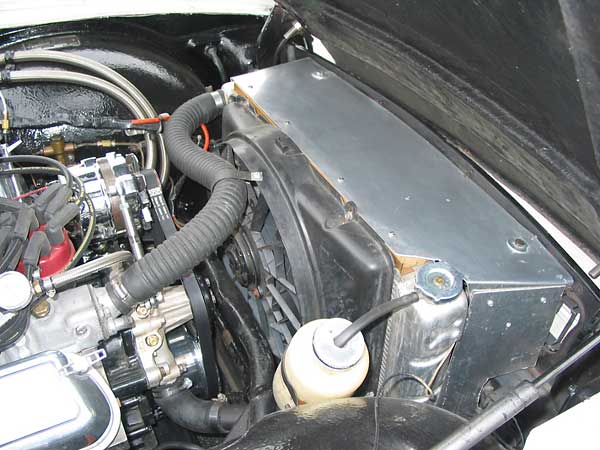 TR6 cooling system with Griffin radiator