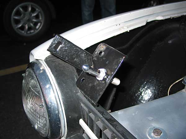 modified hood hinge