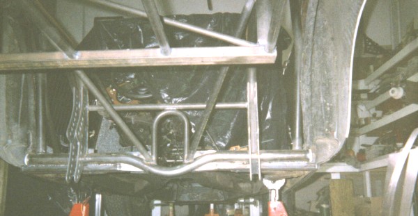 TR6 tube frame - driveshaft hoop