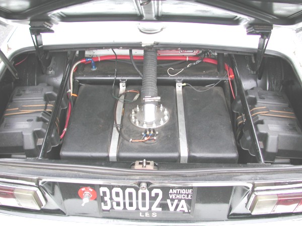 TR6 with fuel cell and trunk mounted battery boxes