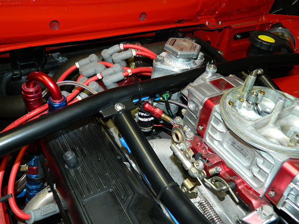 Quick Fuel 650cfm double pumper carburetor.