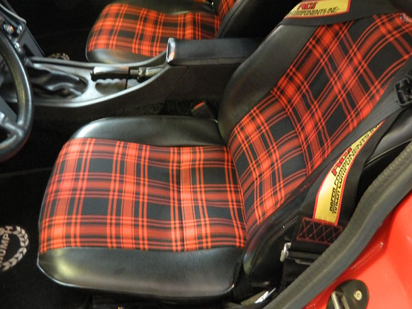 Triumph TR7/TR8 plaid upholstery