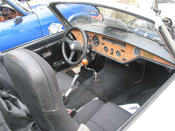 Triumph Spitfire dashboard