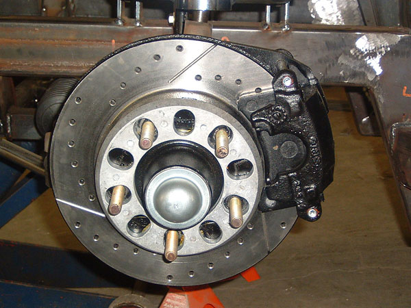 Wilwood Pro Street disc brakes (for Dodge axle), with 12 inch rotors.
