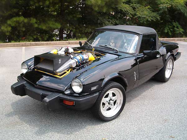 Triumph Spitfire with Ford 23 Turbocharged InlineFour Engine