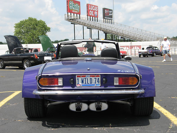 Triumph Spitfires came with chrome bumpers right up through the 1978 model year.