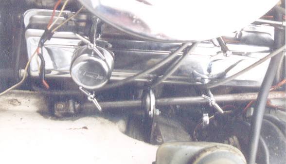 modified TR6 steering shaft
