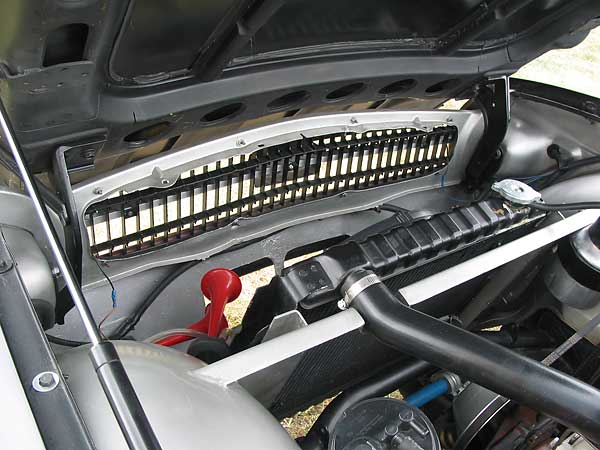 V8 conversion radiator for a Jeep Wrangler