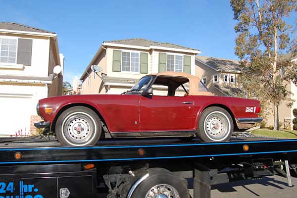 Timothy Amey's 1974 TR-6 is Powered by a Ford SVT 2.0L 16v DOHC Engine