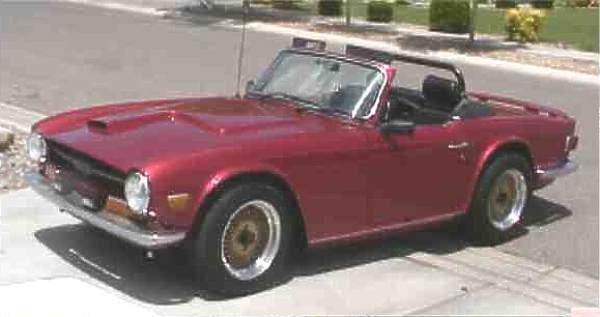 1969 TR6 with Ford SVO 2.3L Turbocharged Engine