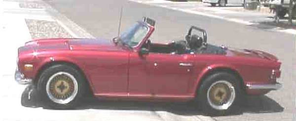 1969 TR6 with Ford SVO Engine
