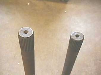 Dana 44 Axle shaft compared to 9 inch Ford