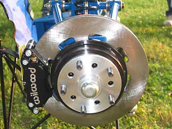 FastCars MGB Front Suspension: specify any wheel-stud spacing you desire