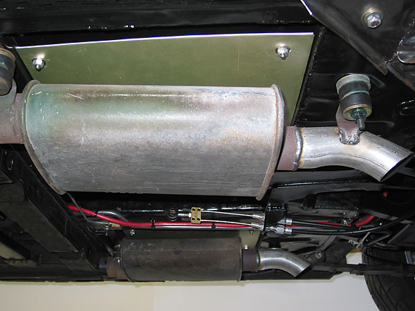 Heat shield in car