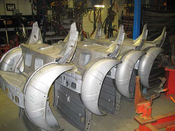MGB (roadster) rear sections.