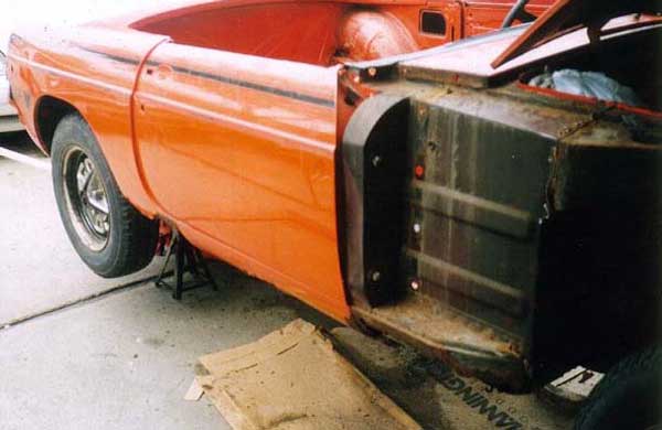MGB Chassis with no front fender